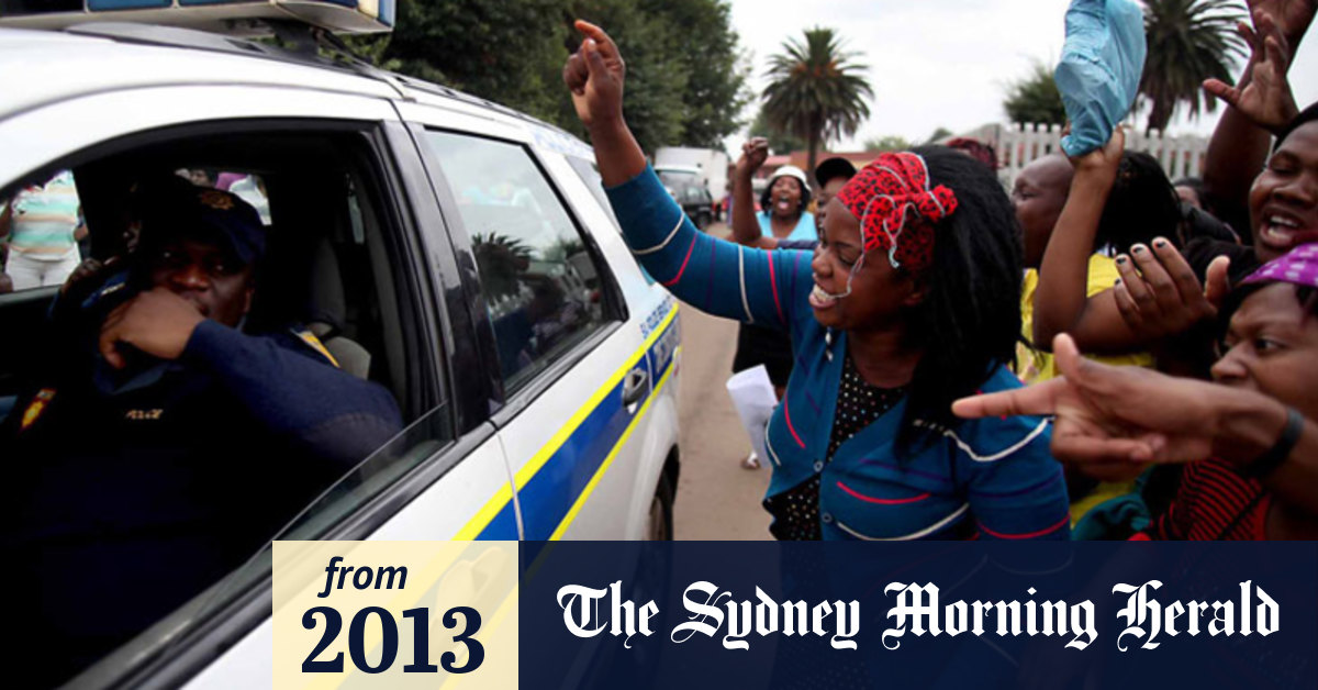 Video South African Police Arrested Over Murder